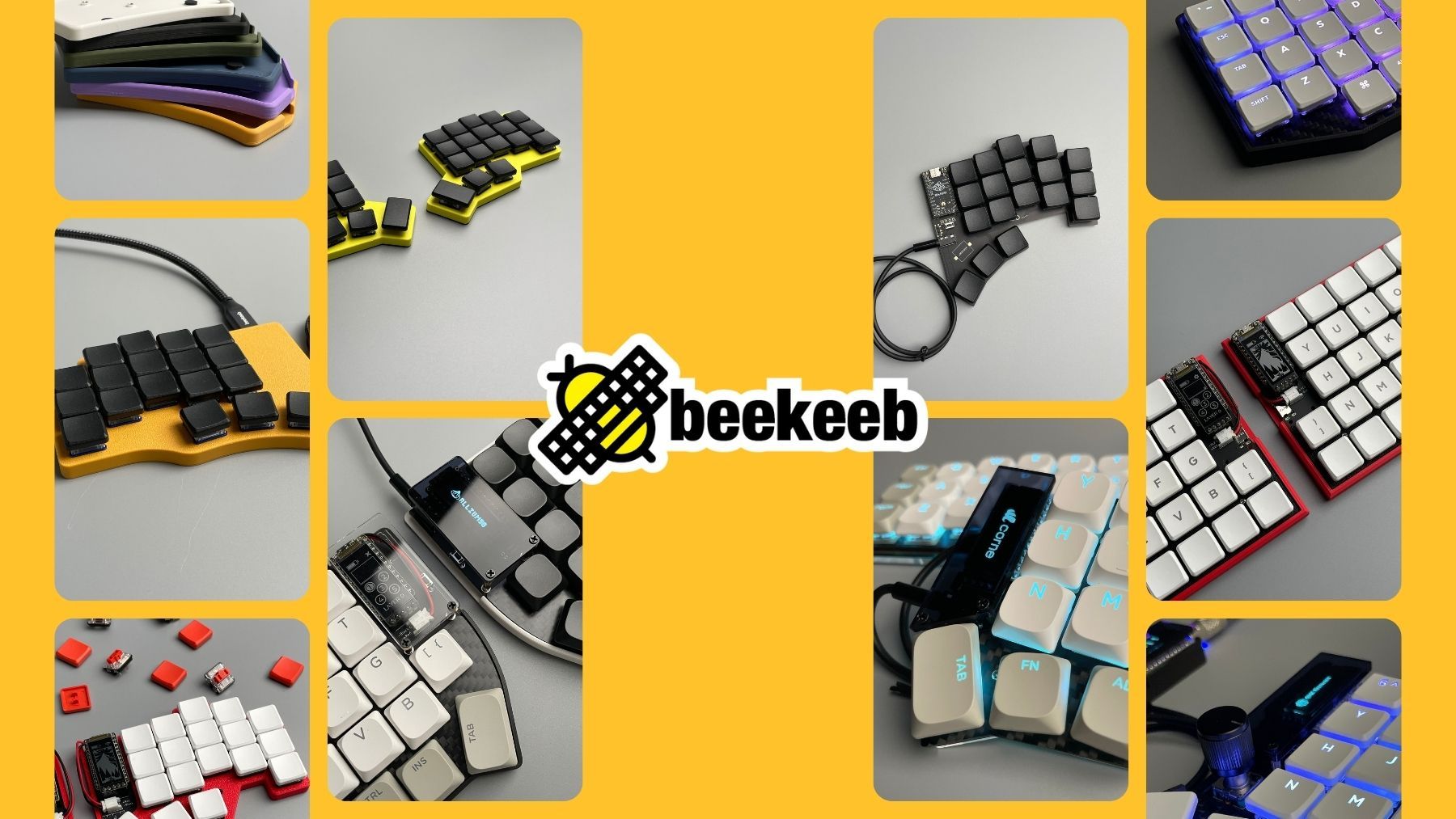 Thank you all for the incredible support and love you have shown me, constantly inspiring me with your ideas and passion for custom built ergonomic keyboards.