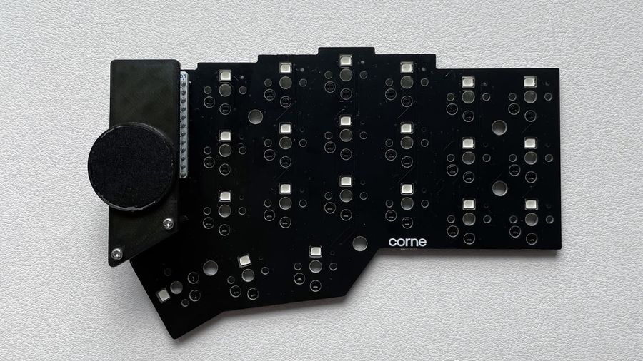 Cirque Trackpad i2c on Corne Keyboard Build Log